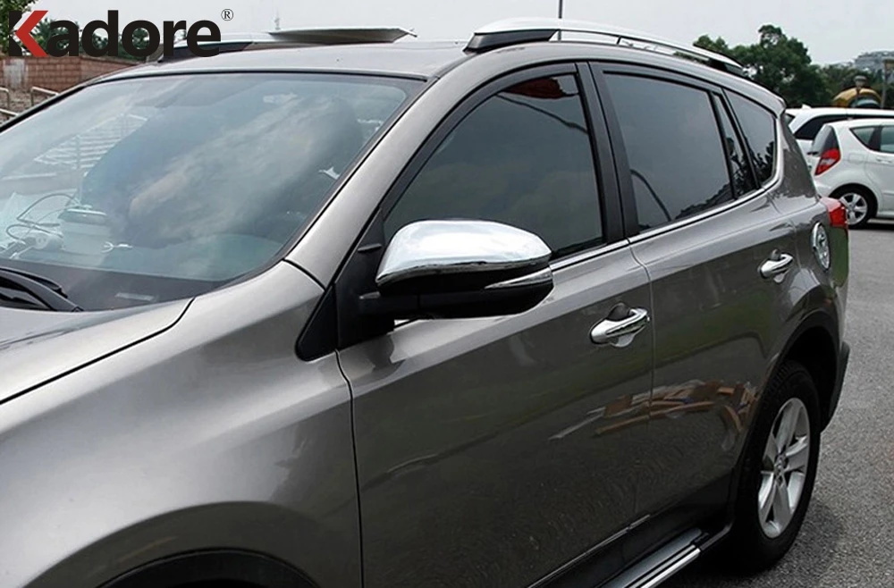 Для Toyota RAV4 RAV 4 2013 2014 2015 2016 2017 ABS хромированная крышка бокового зеркала заднего вида