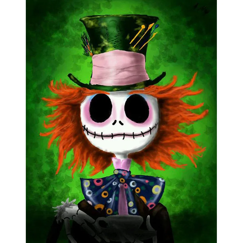

5D Full Diamond DIY Diamond painting Jack Hatter Home Decoration Painting Semi-finished Products