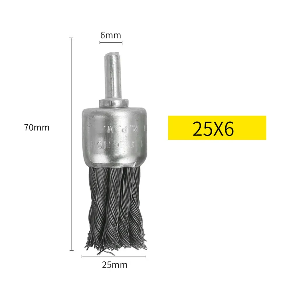 

Rotary Joint Wire Bush Rust Steel 5PC 6x20mm 6x25mm 6x30mm 6x75mm Disk