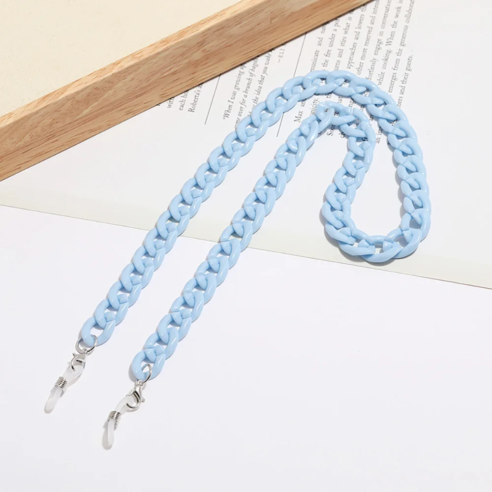 Нескользящая полимерная цепочка для очков карамельных цветов Модная