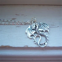 dragon necklace mother of dragons necklace tribal necklace cool pendant necklace