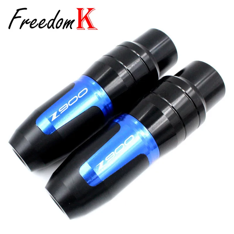 Защита рамы мотоцикла CNC Aluminum Frame Crash Pads Exhaust Sliders Protector для KAWASAKI Z900 Z 900 2017 2018 2019 2020 с логотипом.