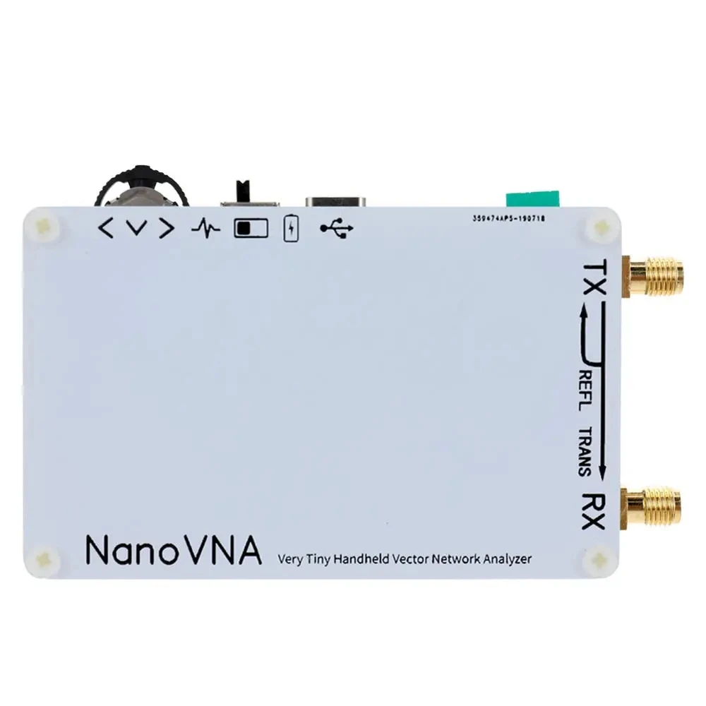 

Original NanoVNA Vector Network Analyzer HF VHF UHF Antenna Analyzer Standing Wave Frequency Range 50KHz -900MHz Touch Screen