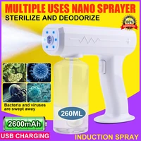 usb mini wireless nano blue light steam spray disinfection sprayer gun portable ultrasonic diffuser air humidifier purifier