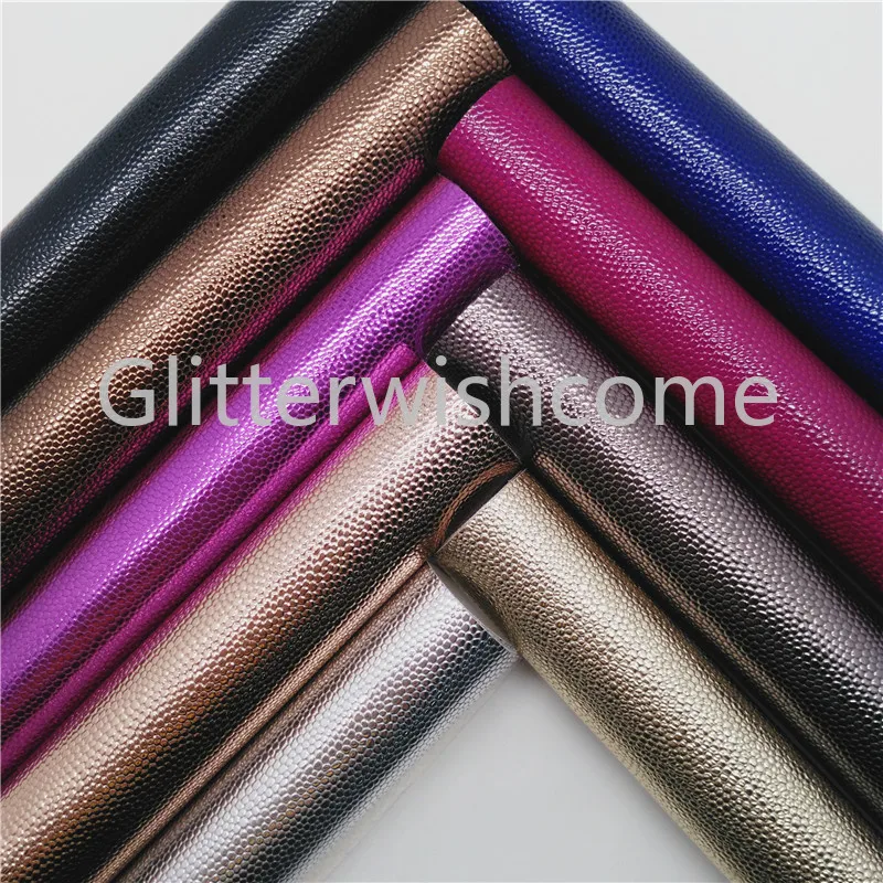 Ткань Glitterwishcome 21x29 см Размер A4 винил для бантов тисненная Икра кожаная ткань листы