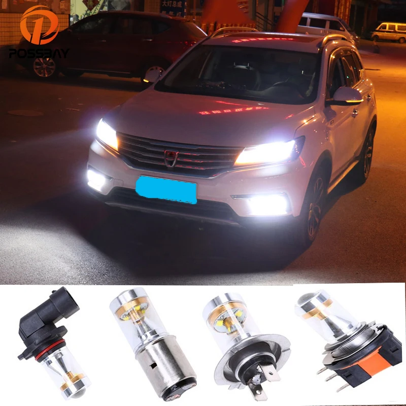 Автомобильные светодиодные лампы POSSBAY s 9006/9005/1156/1157/P13W/H4/H6/H7/H10/H11/H15/H16 Canbus