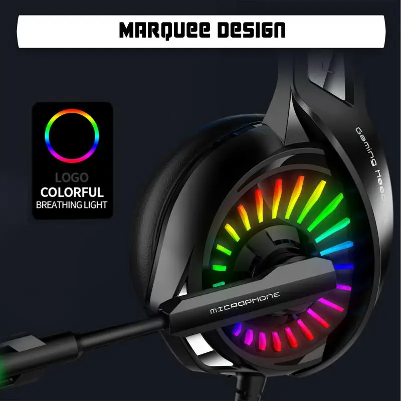 Мода 3 5 мм Игровые наушники регулируемые стерео эргономичный удобная гарнитура с