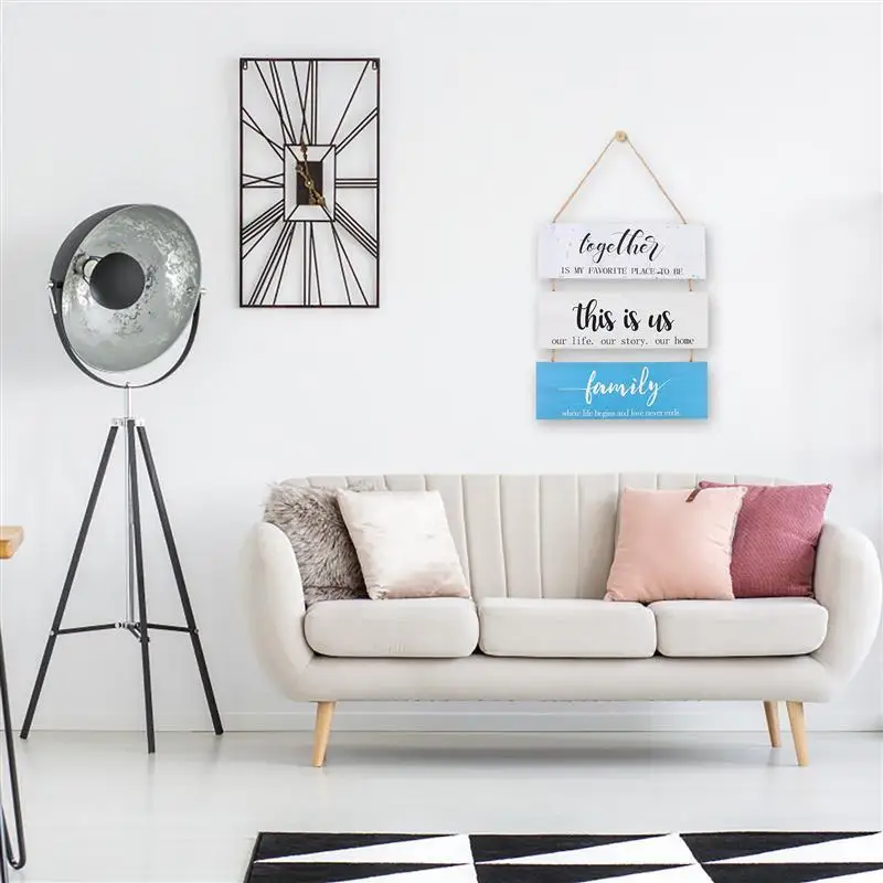 

1PC Creative Wooden Letter Hanging Board Wooden Letter Wall Decorative Board