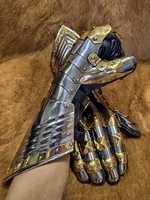 Стальные перчатки с гнущимися пальцами, в теории подойдут для самообороны на улице#2