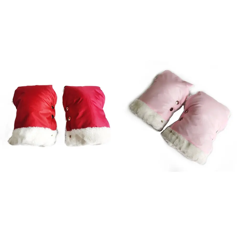 

2 шт. зимняя теплая прогулочная коляска перчатки Водонепроницаемый перчатки коляска аксессуары коляска Зимняя рукавица теплые перчатки Ко...