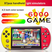 x7 game console handheld retro video game console nostalgic classic dual shake game console portable arcade player 4 3 inch