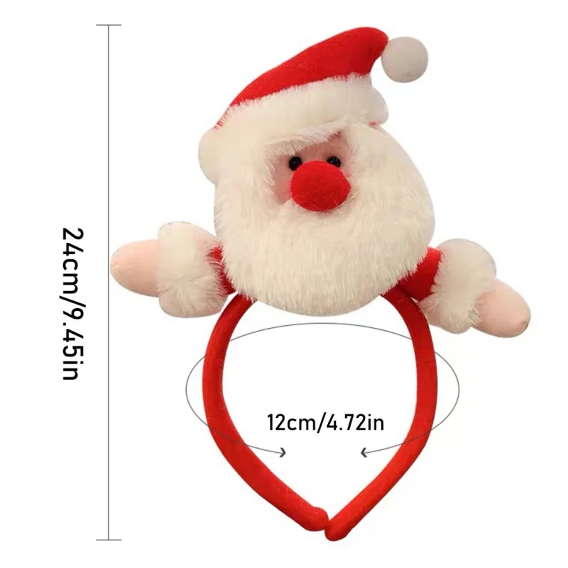 

2021 New Year Kids Gifts Christmas Santa Elk Snowman Headbands Ornaments Christmas Decorations Noel Natal Party Decor Navidad
