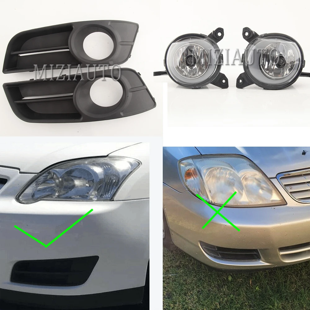 1 комплект светодиодные противотуманные фары для Toyota Corolla 2004 2007 h11|Фара авто в