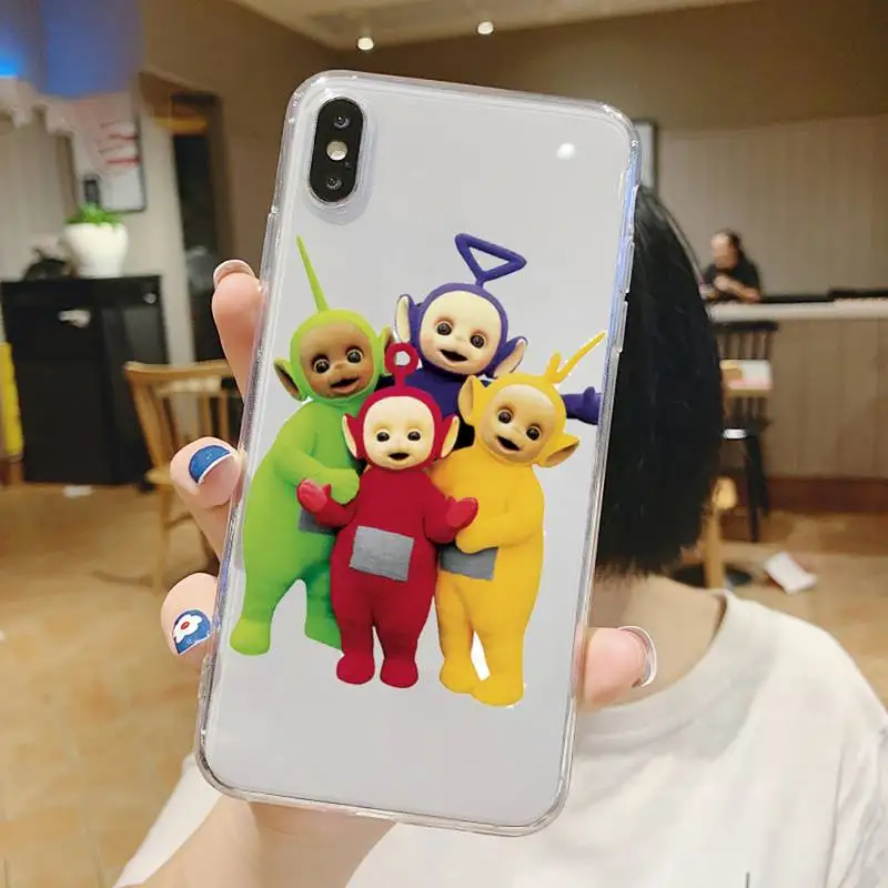 

Teletubbies Cute funny cartoon doll Phone Case Transparent soft For iphone 5 5s 5c se 6 6s 7 8 11 12 plus mini x xs xr pro max