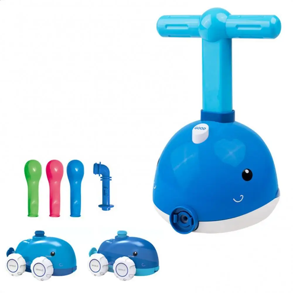 

Balloon Car Toy Cute Dolphin Shape Parent-Child Interaction Aerodynamic Balloon Car Children Educational Toy Kids Gift