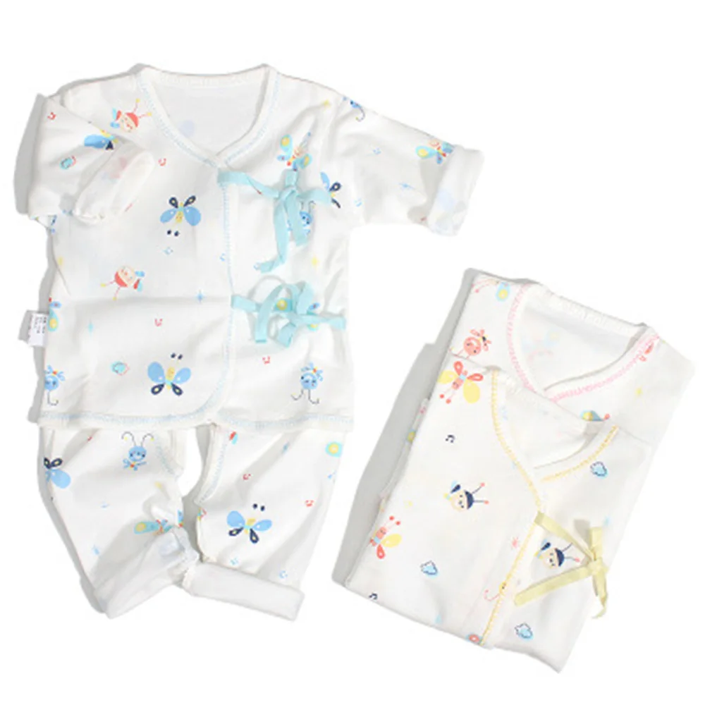 Хлопковая детская одежда комплект нижнего белья для новорожденных 0-6 месяцев |