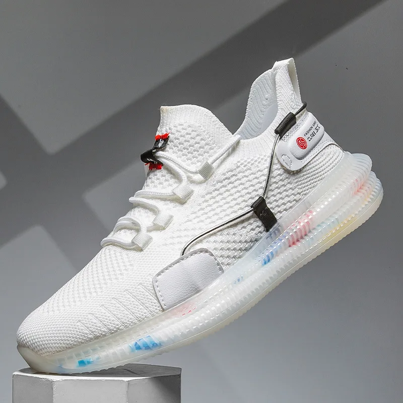 Летающие тканые мужские кроссовки серии высокого качества для бега 2020 дышащие