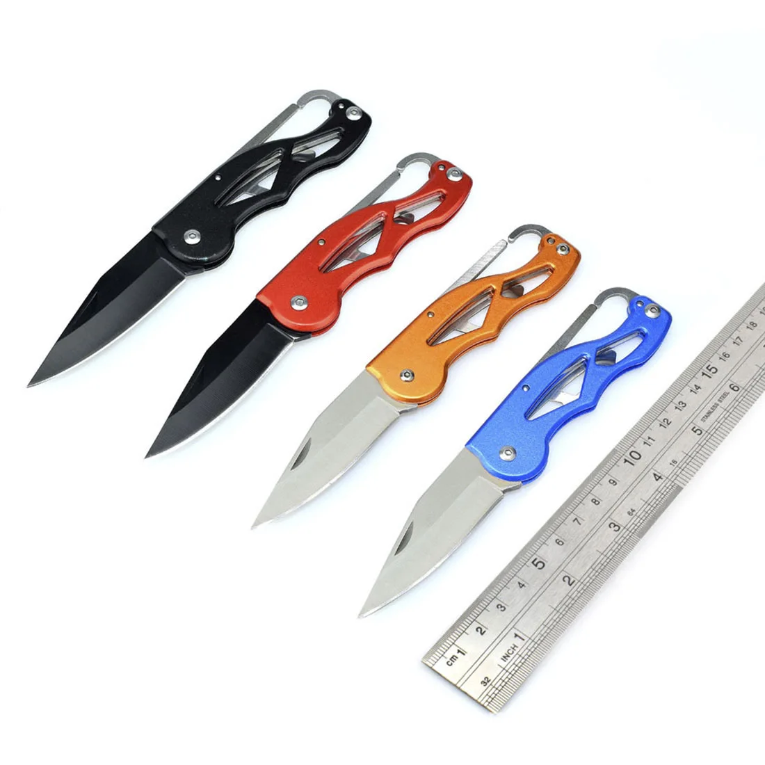 

Multifunction Folding Fold Knife Portable Key Ring Camping Mini Peeler Keychain Tactical Rescue Survival Outdoor Tool Hunting