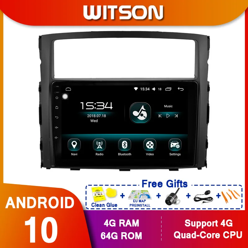WITSON 9 &quotFULL HD сенсорный экран Android 10 0 Восьмиядерный Автомобильный GPS