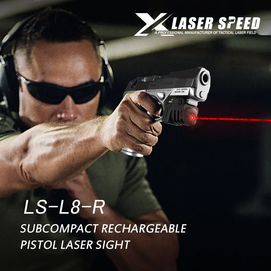 

Subcompact Tactical Laser Pointer Pistol Aiming Laser Sight for Glock Springfield S&W Handgun