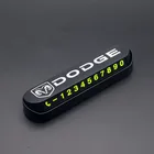 Стайлинг автомобиля, наклейка с номером для карты, остановка парковки для Dodge Challenger Avenger SXT Caliber Nitro RAM 1500