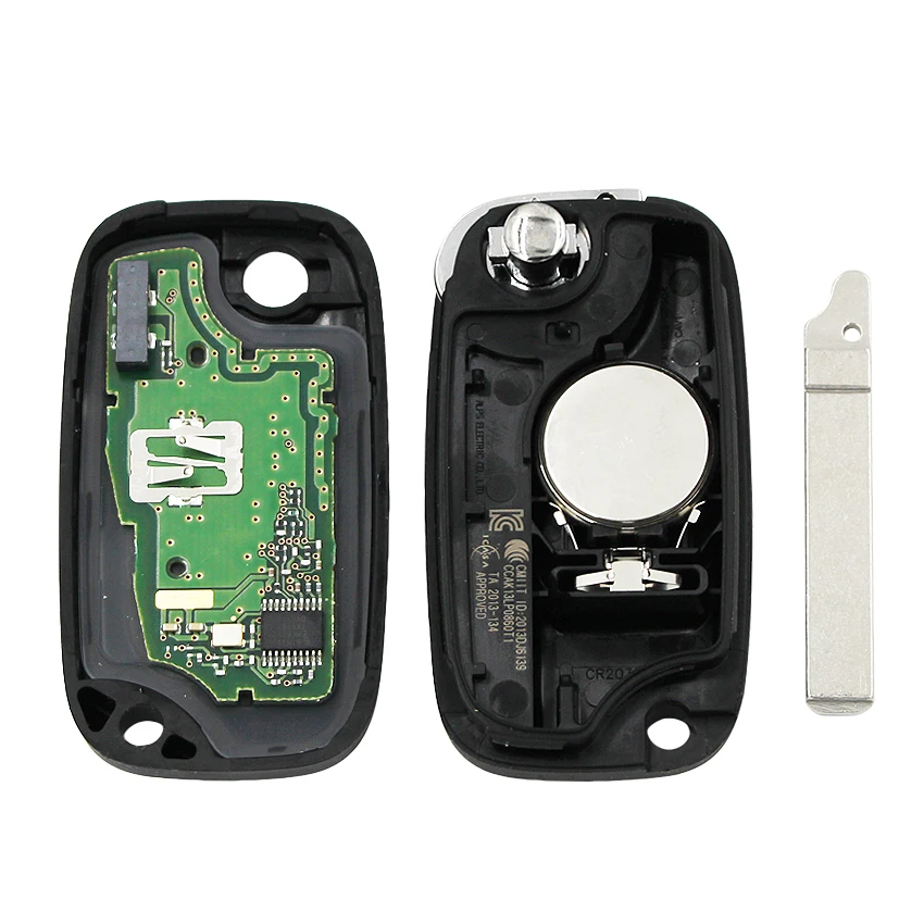 OEM 3 кнопочный откидной дистанционный ключ 433 МГц для BENZ Smart с чипом 4A Benz Fortwo 453 Forfour