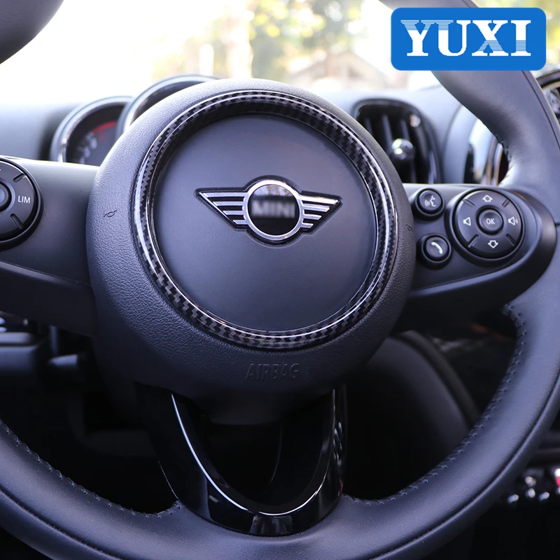 Украшение для автомобильного рулевого колеса наклейка BMW MINI ONE COOPER F54 F55 F56 F57 F60 JCW