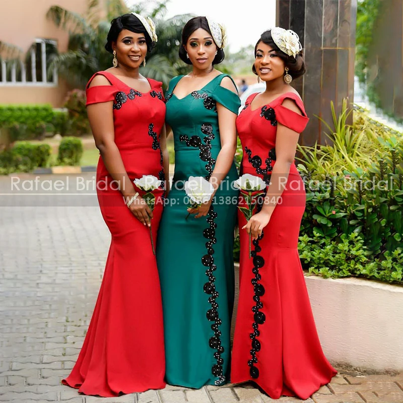 

Женское платье подружки невесты, Длинное разноцветное платье с рукавами-крылышками, аппликацией и жемчужинами, Afican, 2021