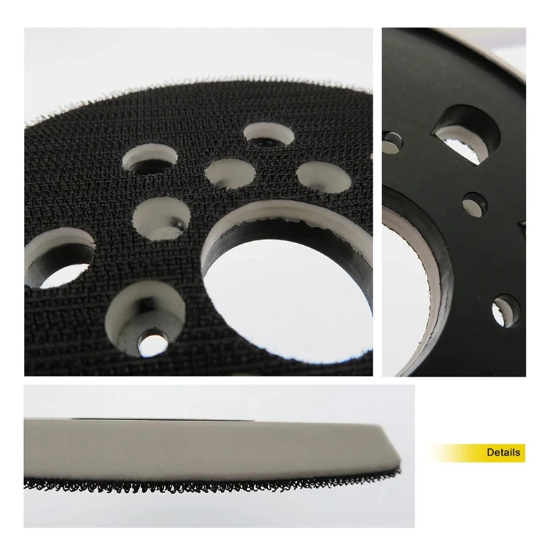 

5 Inch 8-Hole Backup Sanding Pad Sander Backing Pad Hook and Loop for Electric Grinder Power Tools Accessories