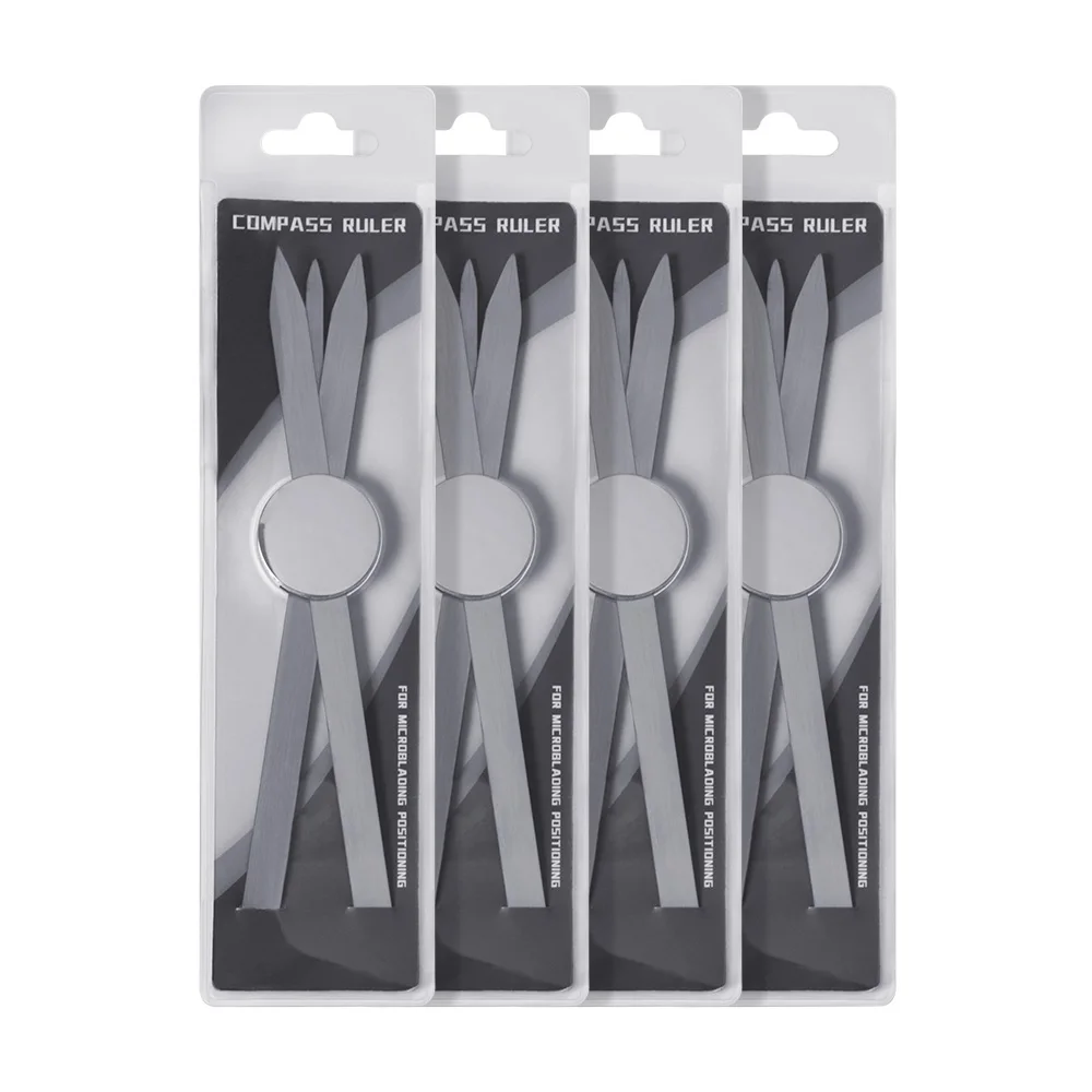 Микроблейдинг компас позиционная Линейка Инструмент для сопоставления бровей