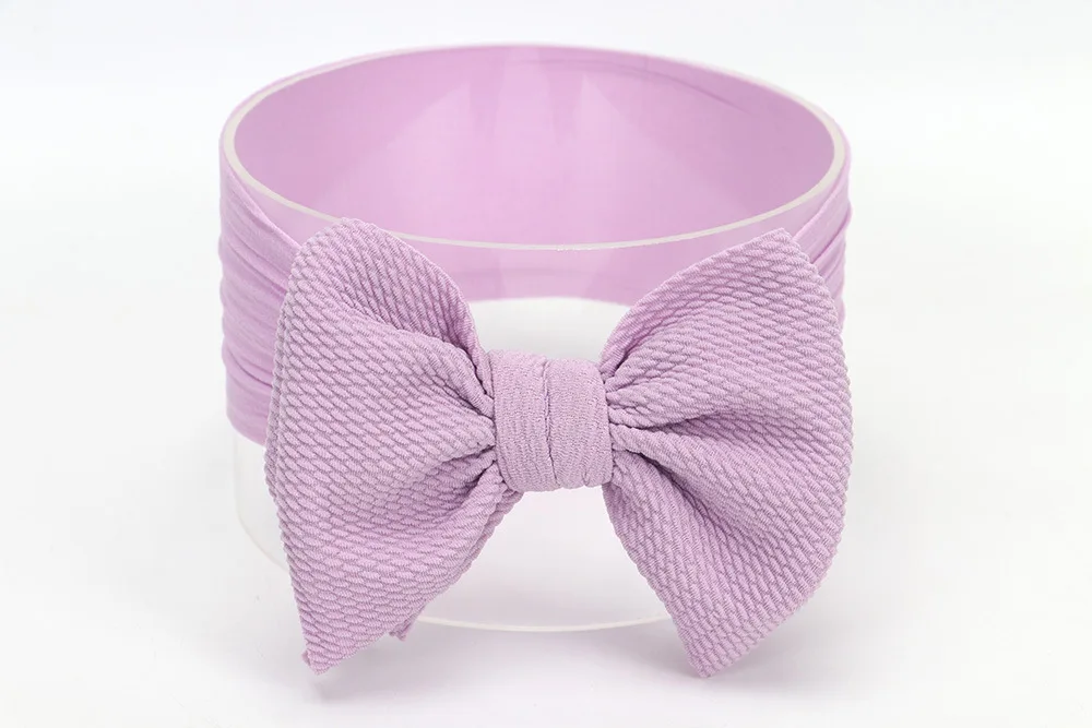 Новые продукты хит продаж нейлоновая лента для волос с креативным бантиком