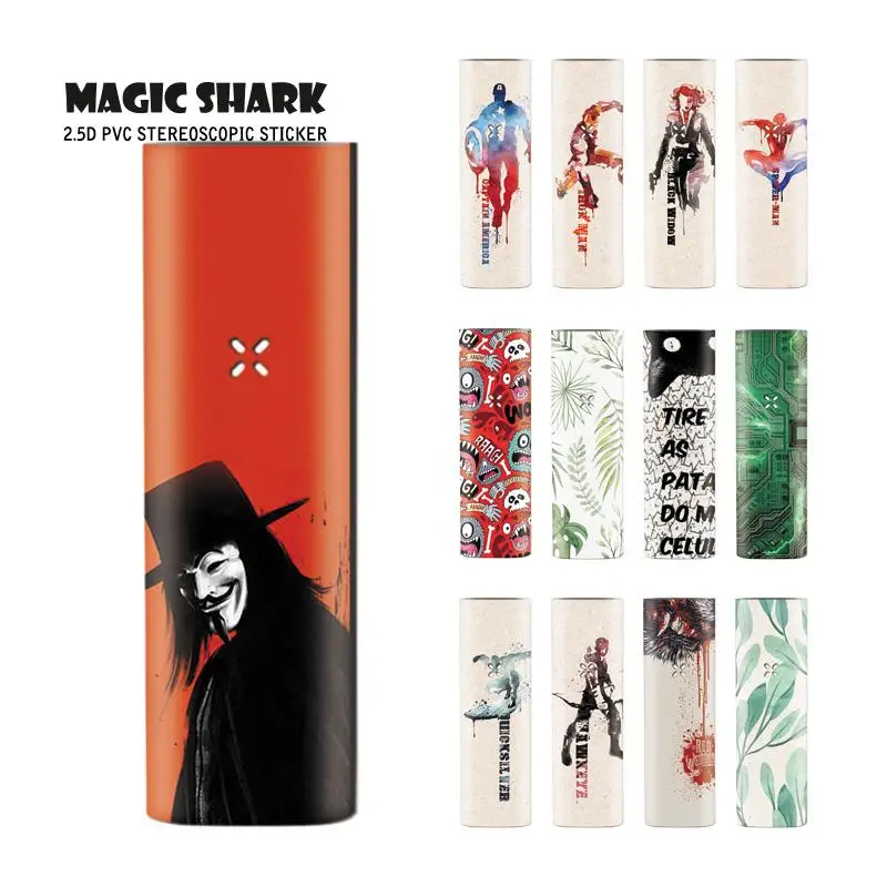 Чехол футляр для вейпа Magic Shark Marvel V Vendetta Капитан Америка лист Мстители Железный