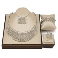 2022 nigerian woman bridal jewelry set brand dubai new design jewelry sets african beads woman custome jewelry set wholesale