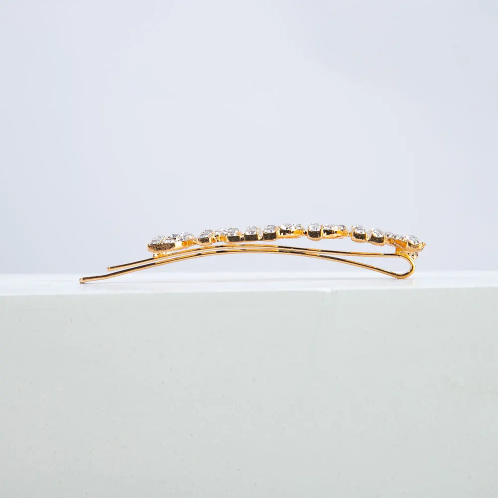 Лидер продаж 2 шт./компл. блестящие заколки для волос с буквами женщин BB стразы