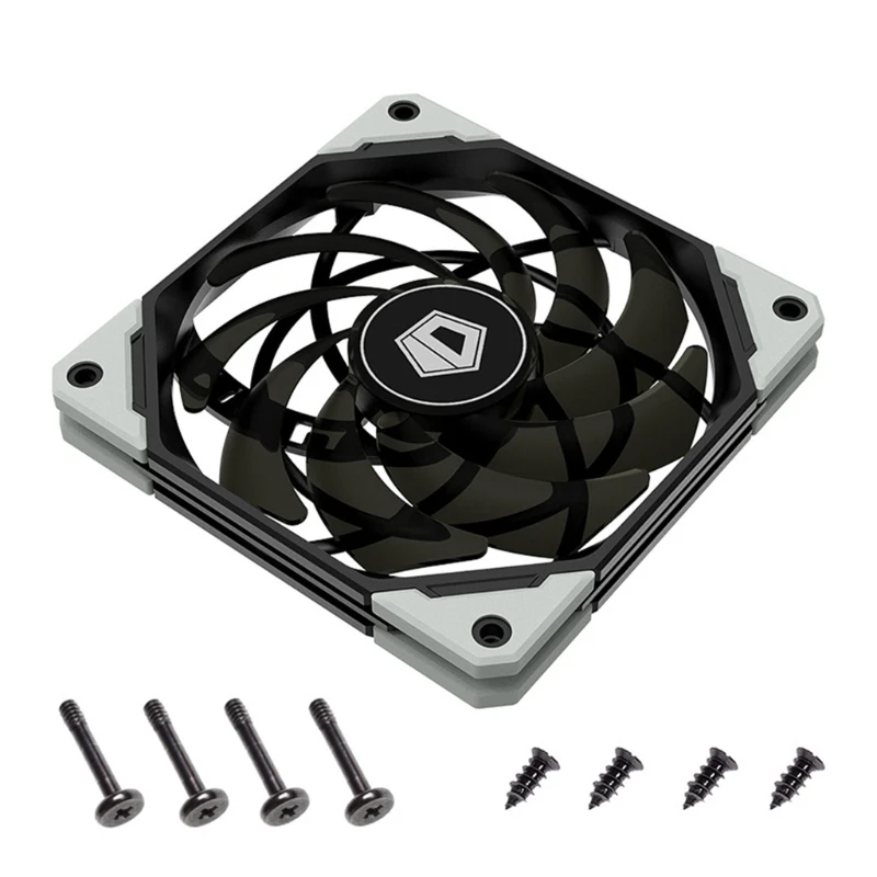 

12015XT 120mm PWM PC Case Fan Ultra Slim Quiet Computer CPU Water Cooler Fan