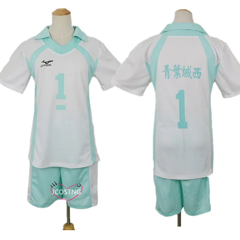 Haikyuu Kageyama Tobio Aoba Johsai Koushi Sugawara Oikawa Tooru Косплей Костюм Униформа Джерси |