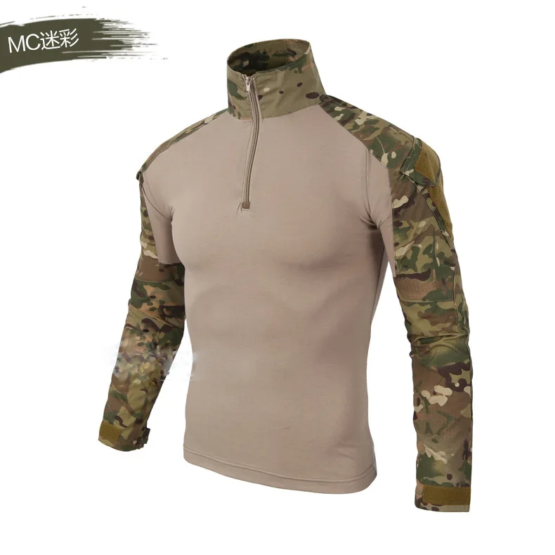 

GEJIAN Men's Military Camouflage Top Men's Tactical Top