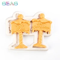 christmas pastry candlestick silicone mold christmas fondant cake mold silicone baking pan for pastry birthday decoration