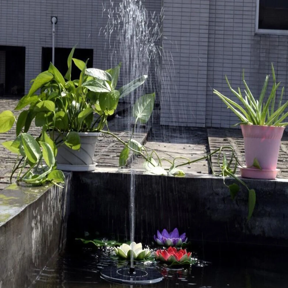 

6V 1W Solar Powered Floating Fountain Outdoor Garden Pond Pool Decoration Water Fountain Pump