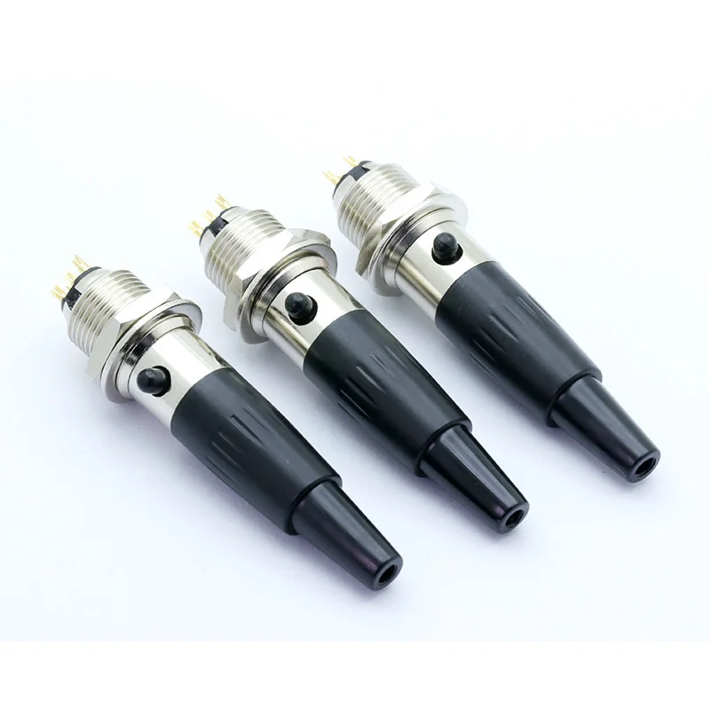 1 компл. Разъем Mini XLR, мини-авиационный микрофонный разъем, цинковый сплав+ медные булавки с позолотой, 3 4 5 контактов