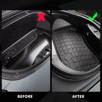 cargo tray protective pads mattesla model 3 accessories car floor mats for model 3 non slip all weather floor mat 2020 new