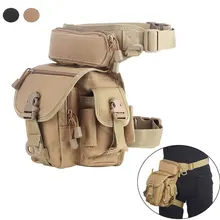 Tactical Molle Drop Leg Pack Waist Bag Military Utility Quick Release Pouch EDC Bag Gadget Device Divider Organizer Pack Storage