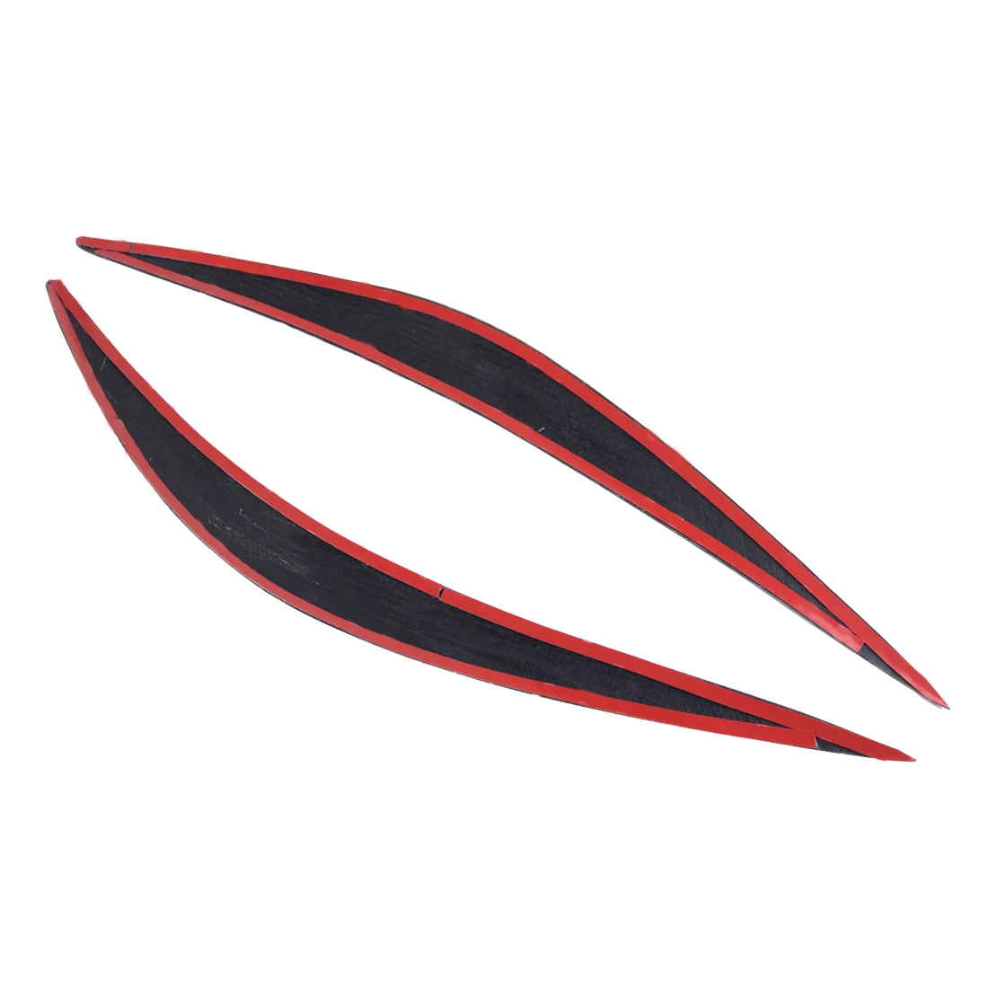 

CITALL 2PCS Carbon Fiber Style Car Auto Headlight Eyebrows Eyelids Covers Trim Fit for Infiniti Q50 2014 2017 2018 2019