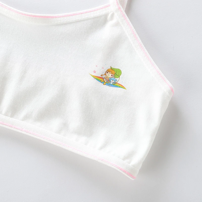 

Bralette Prevents Peeping Cotton Bras Teenage Underwears Teenage Training Bras 6-12 Years Sport Girls Vest Soft Girls Underwear