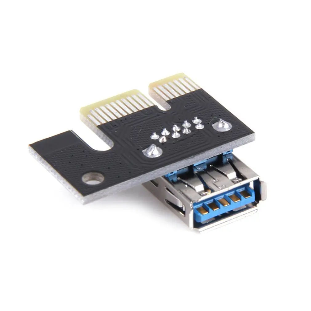 Мини USB 3 0 видеокарта Riser Card PCI-E 1X до 16X Mining Extender Adapter Accessories Drop Shipping | Компьютеры и