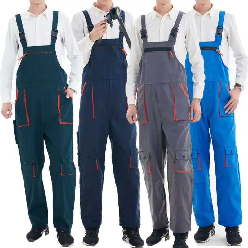 

Spring Autumn Fashion New Male Painters Overalls Coveralls Dungarees Men Bib and Brace Work Engineers Overalls