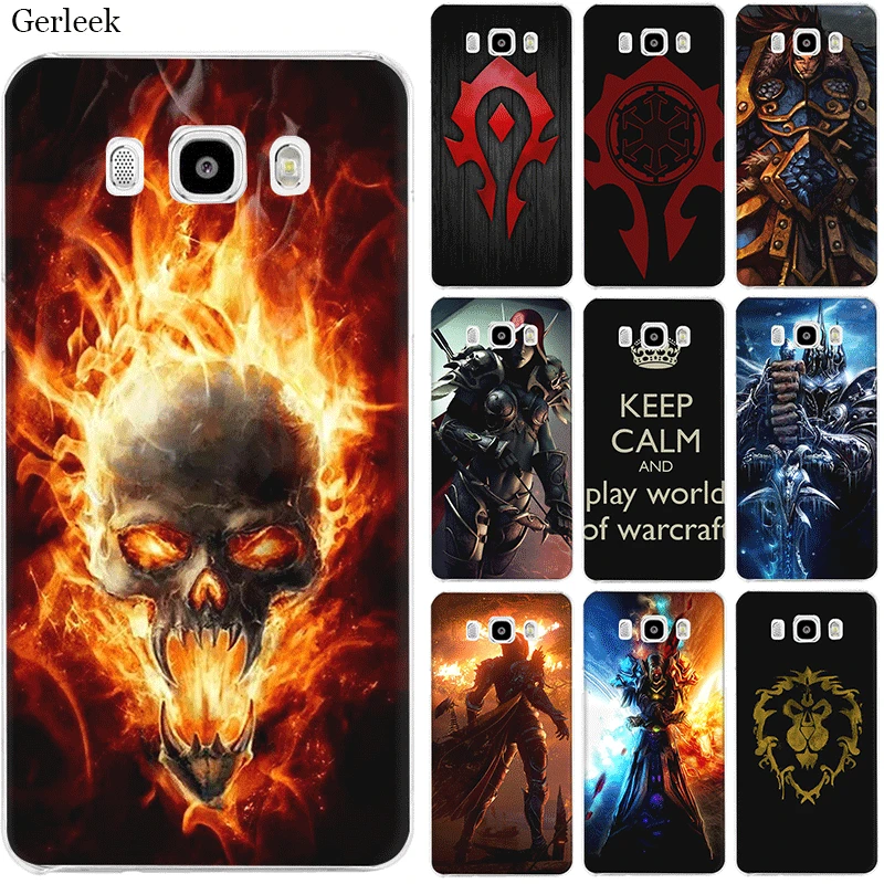 Чехол для мобильного телефона Samsung Galaxy J1 J3 J2 J6 J5 J7 жесткий чехол World Of Warcraft Wow защита
