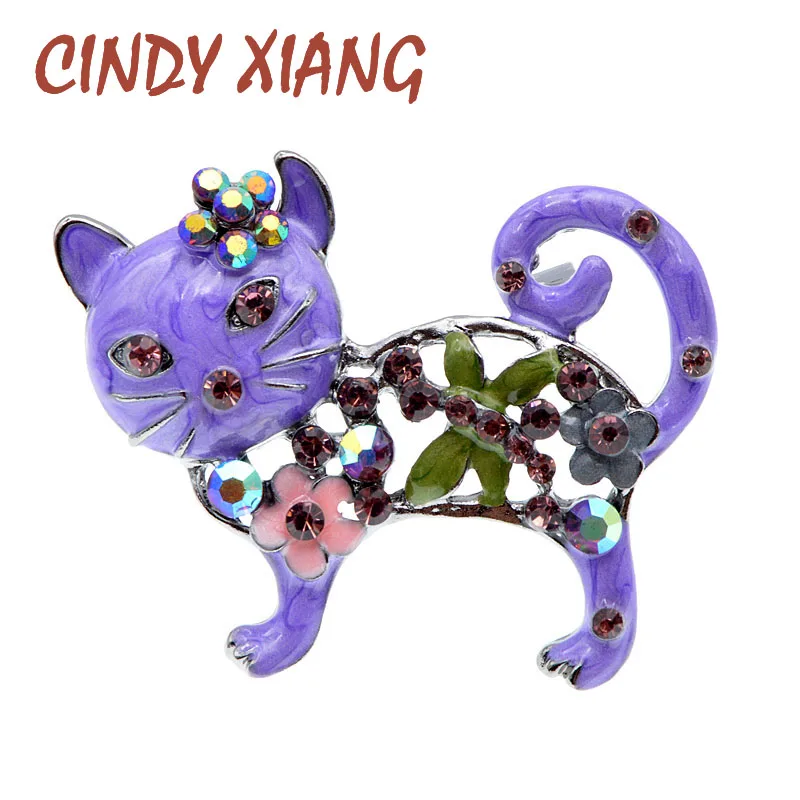 CINDY XIANG Стразы маленькая Автомобильная булавка броши для женщин Креативный