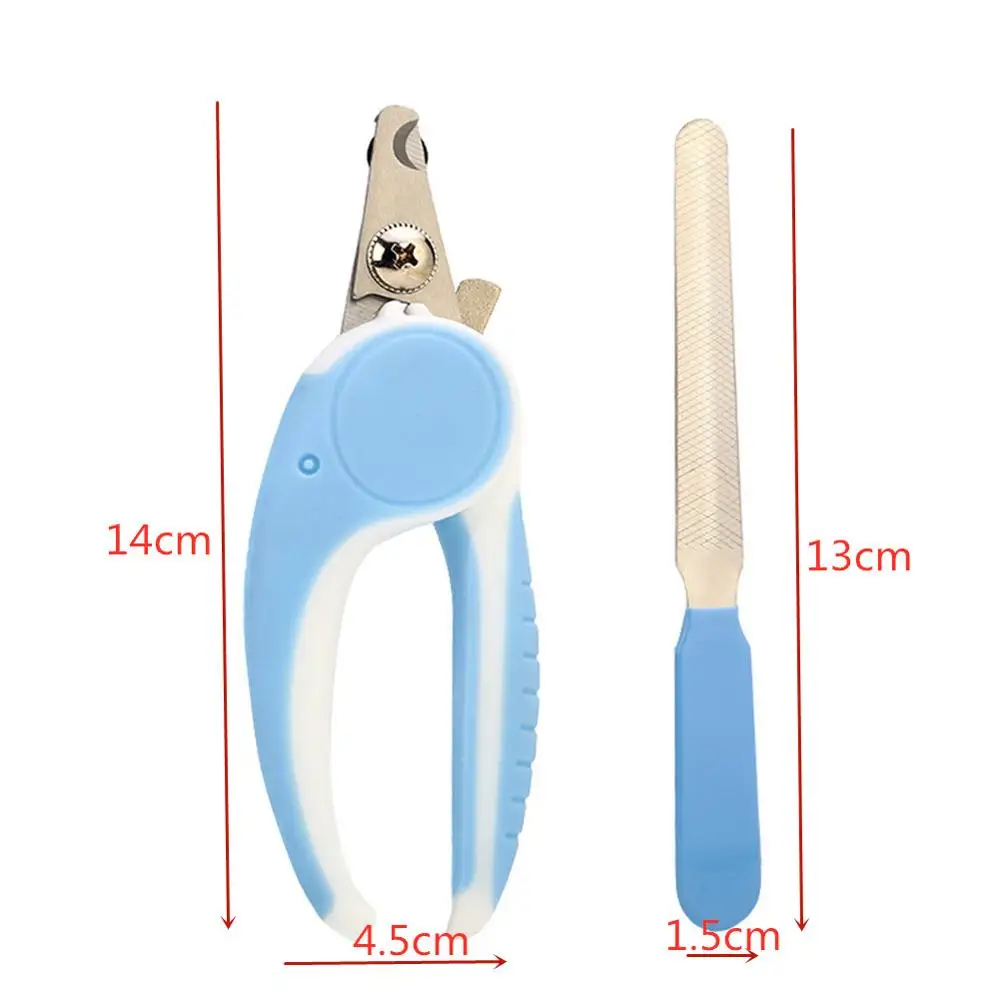 

Pet Nail Clipper Cutter With Sickle Lock Stainless Steel Dog Professional Cat Grooming Claw Nail Scissors Trimmer Dogs Supplies