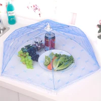 1pc large umbrella style food cover anti mosquito fly meal cover lace table home using food cover kitchen gadgets cooking tools